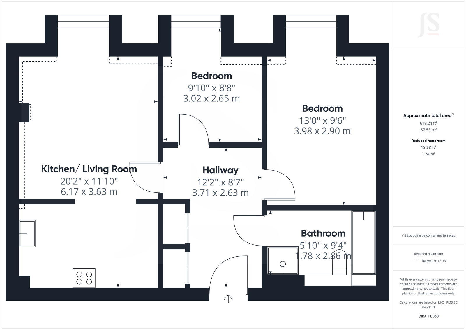 Rotary Lodge, 32, St. Botolphs Road, Worthing, BN11 floorplan