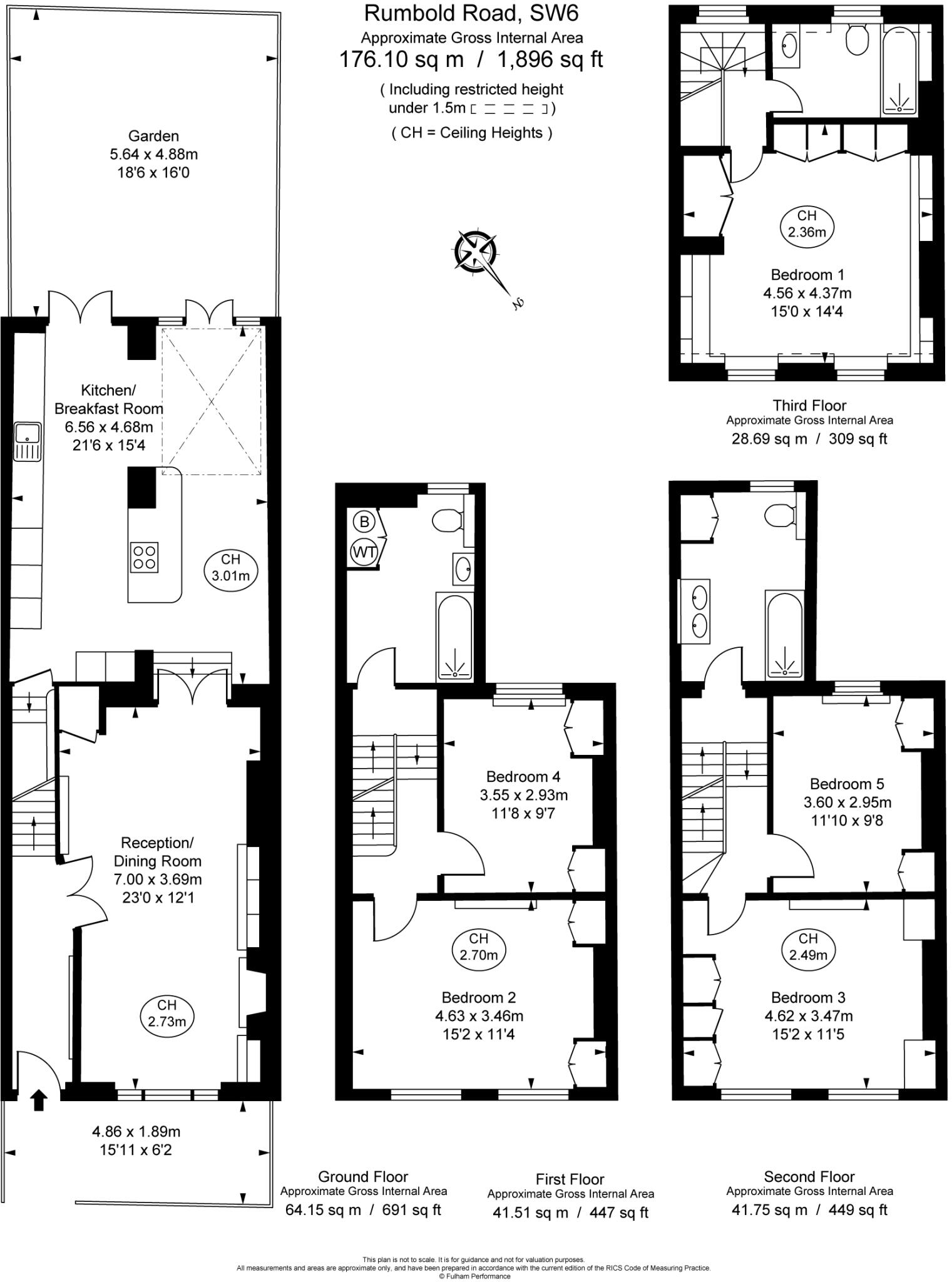 Rumbold Road, London, SW6 floorplan