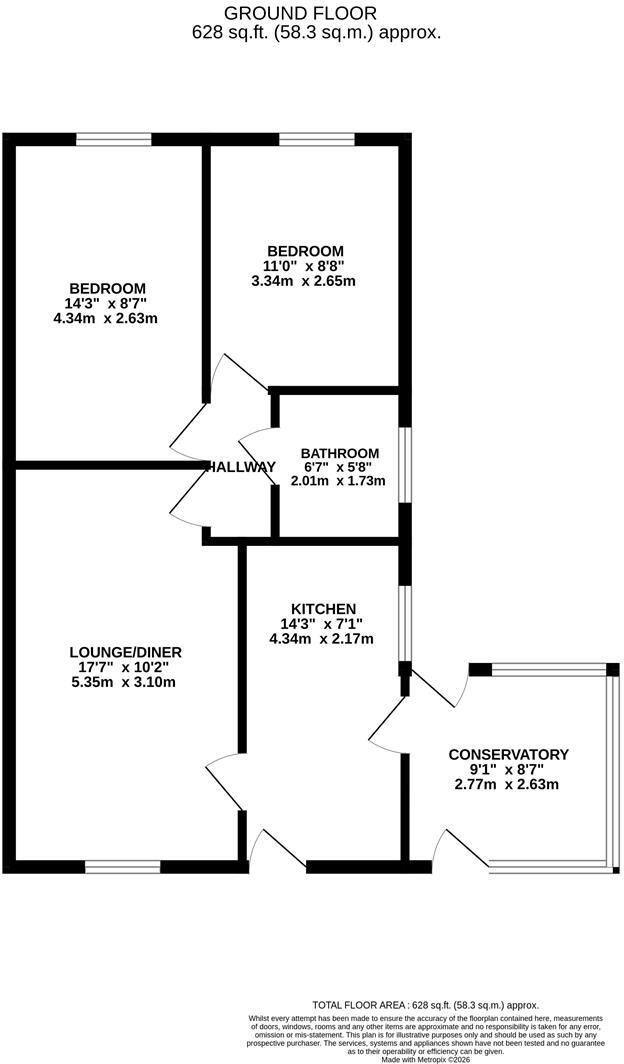 Warwick Road, Wellingborough floorplan