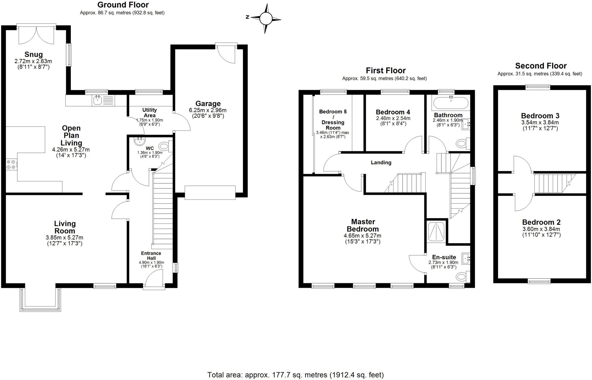 8 Wayside, Thorne Road, Austerfield, Doncaster, South Yorkshire, DN10 6RE floorplan