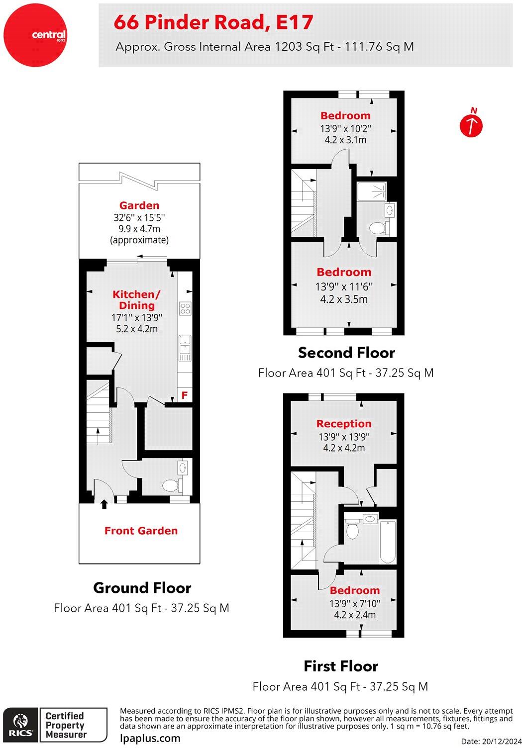 Pinder Road, Walthamstow, London, E17 floorplan