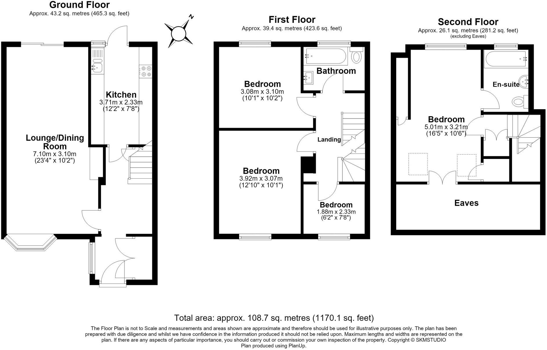 Holts Meadow, Redbourn, AL3 floorplan