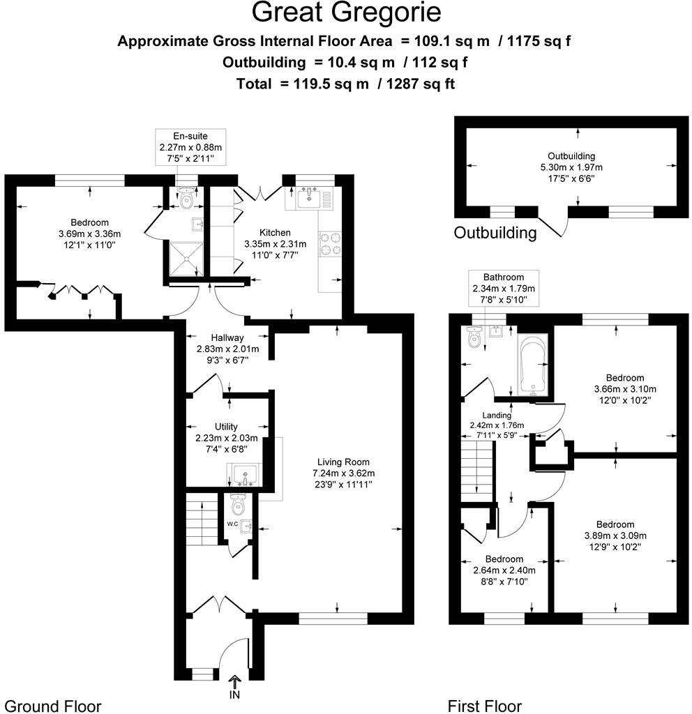 Great Gregorie, lee Chapel South, SS16 floorplan