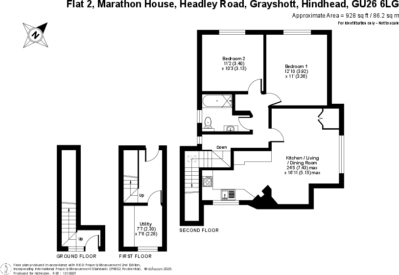 Headley Road, Grayshott floorplan