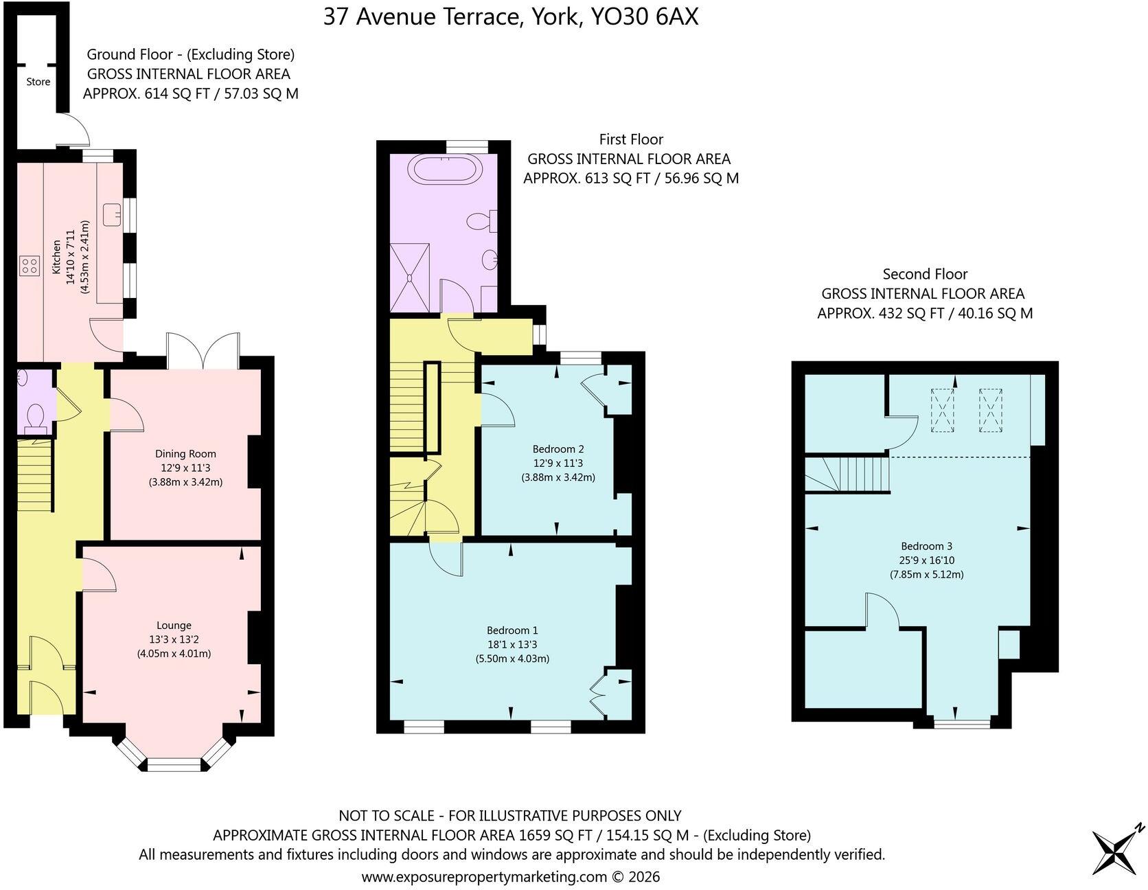 Avenue Terrace, York, YO30 floorplan