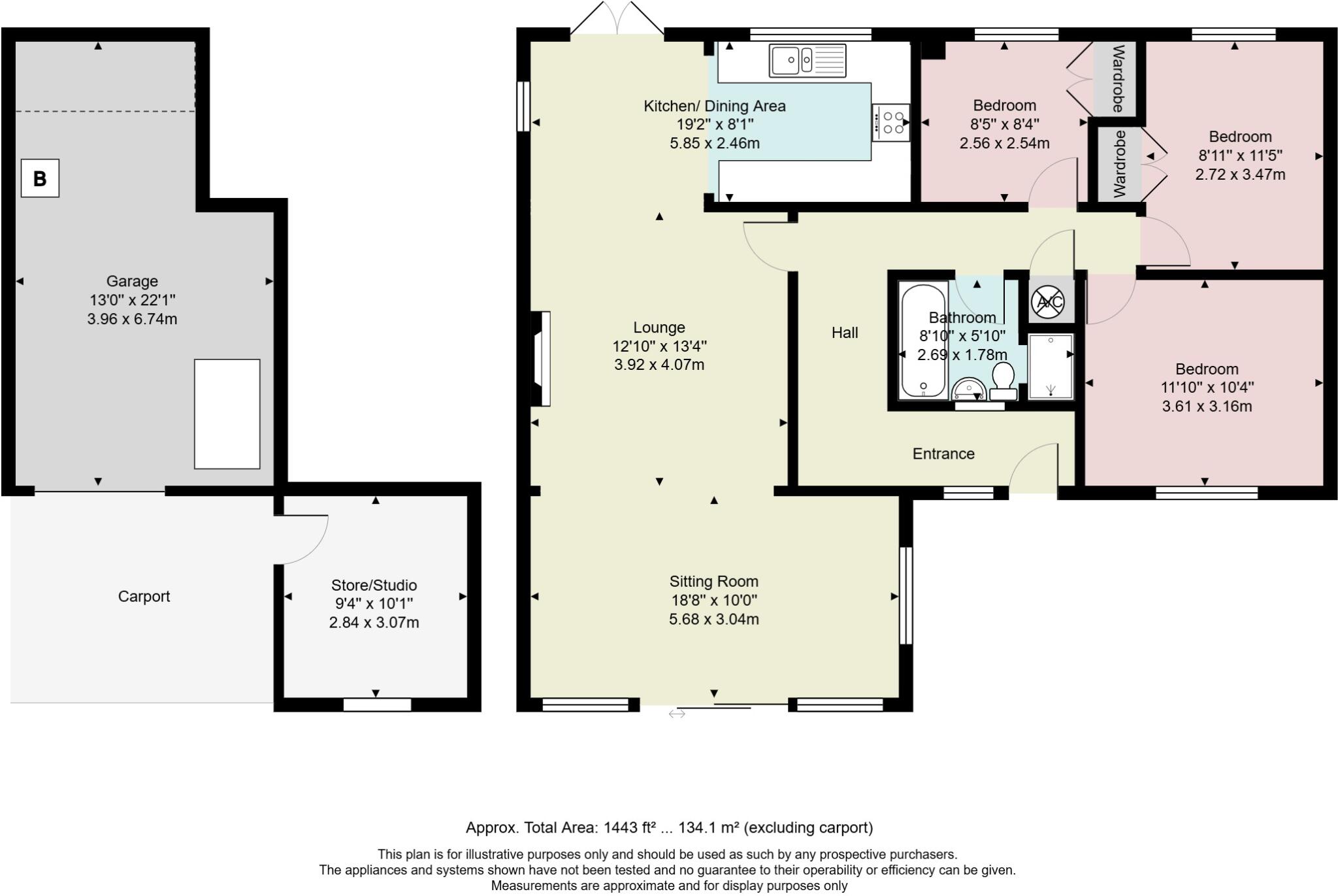 Mealbank, Kendal, Cumbria, LA8 floorplan
