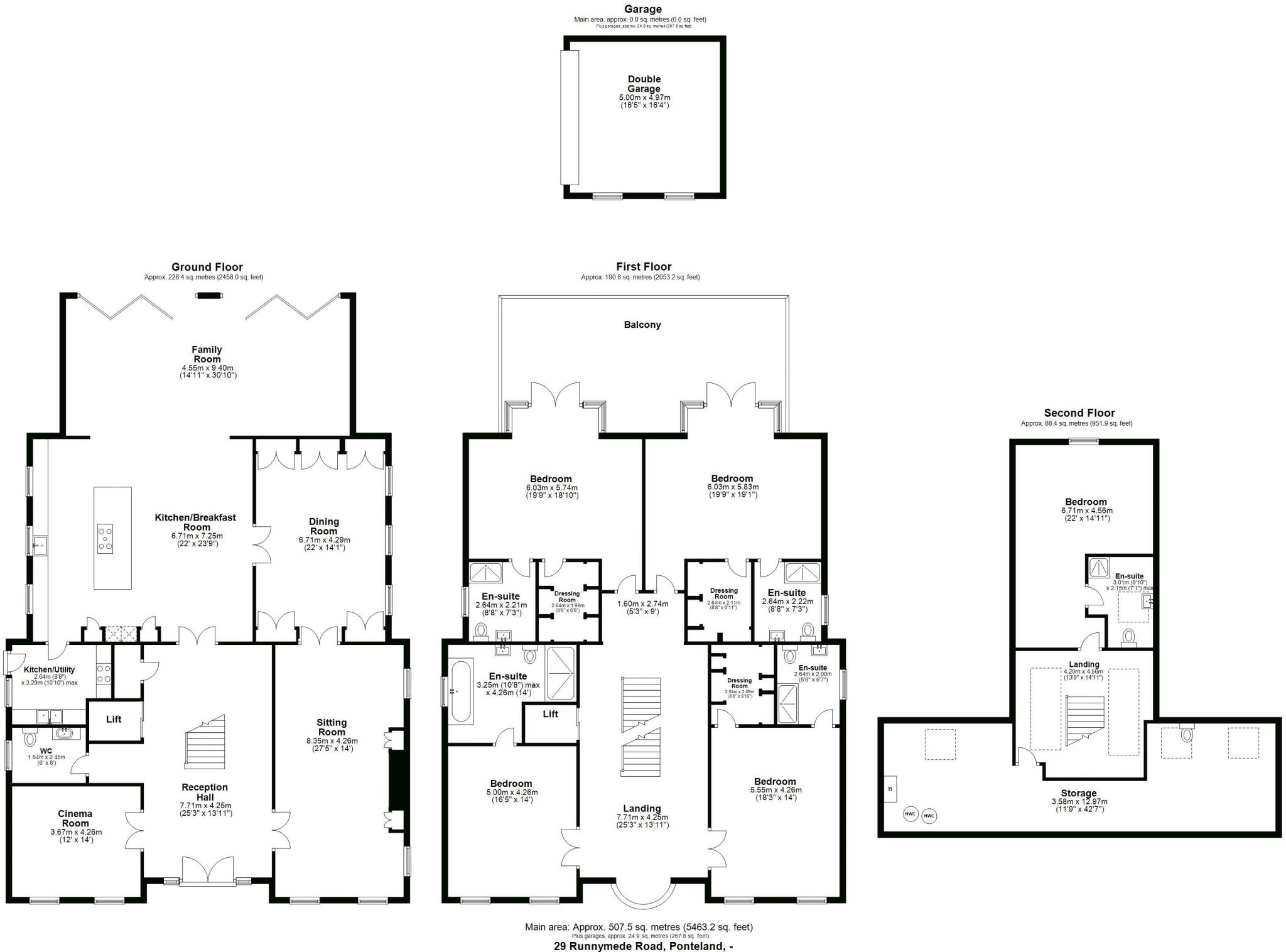 Runnymede Road, Darras Hall, Ponteland, Newcastle Upon Tyne floorplan