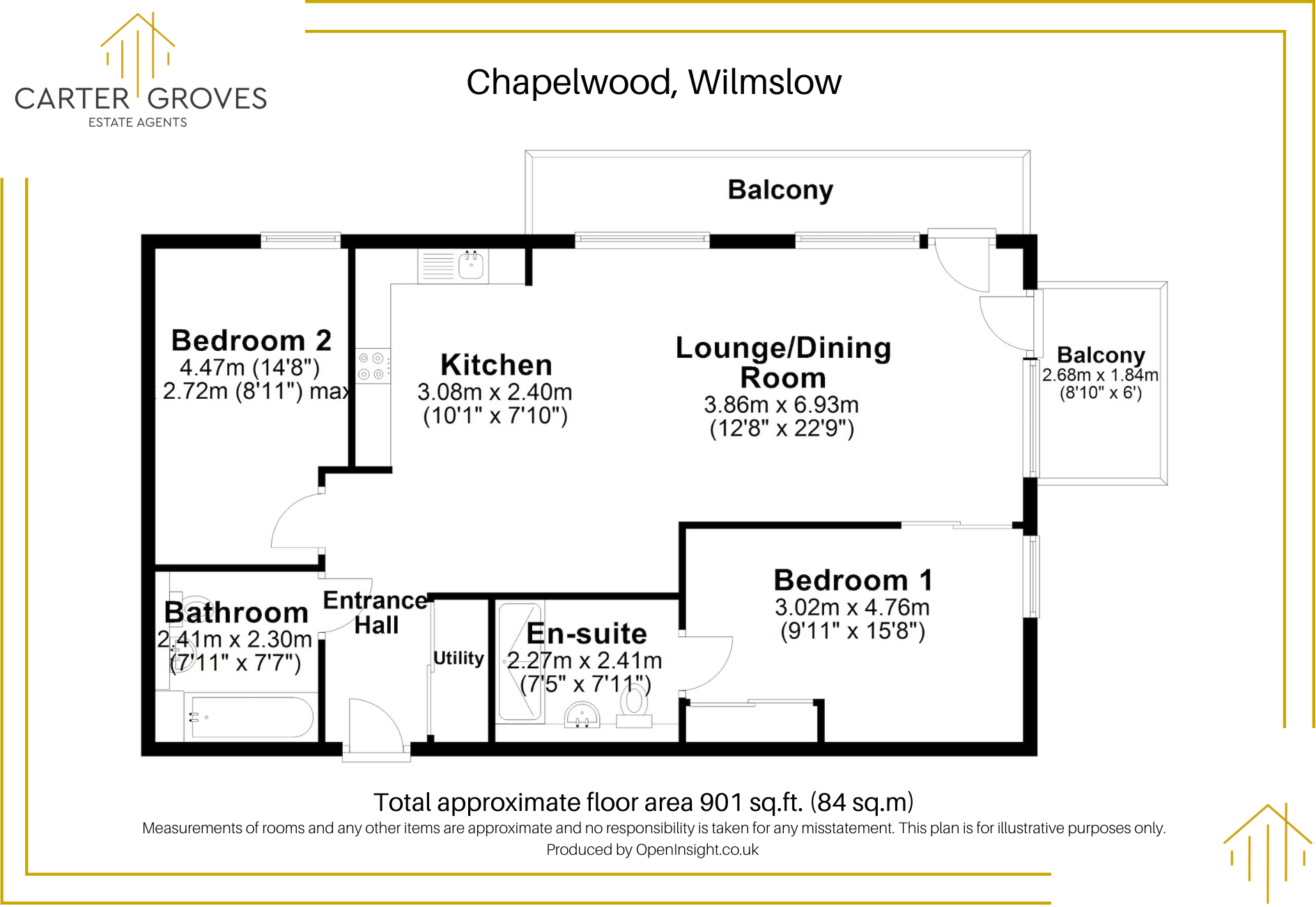 Alderley Road, Wilmslow, Cheshire, SK9 floorplan