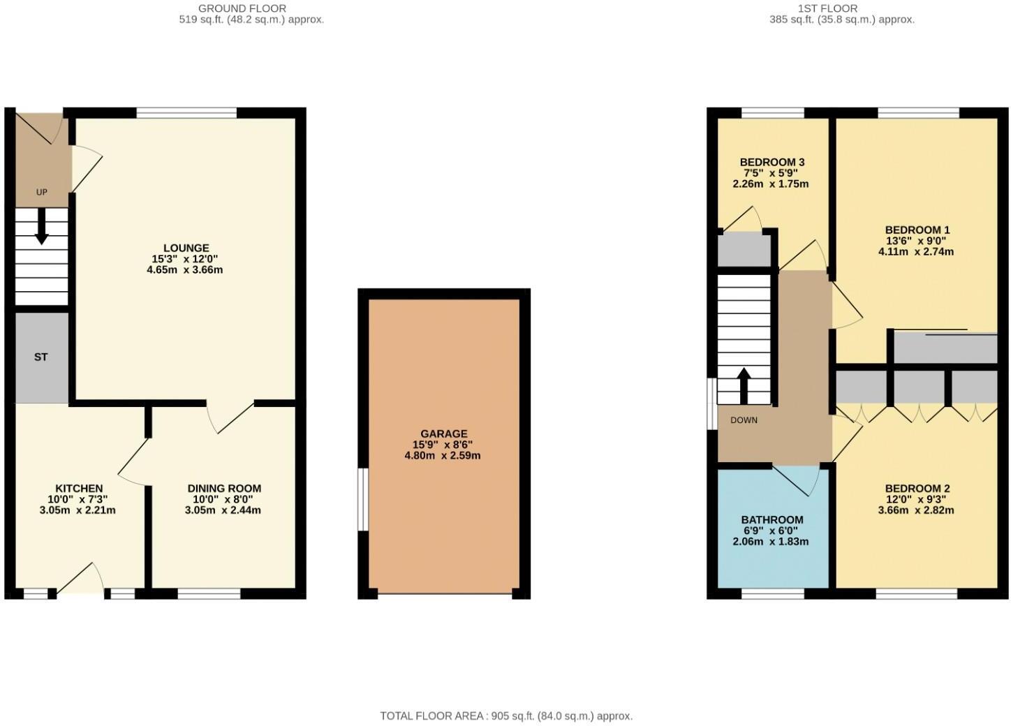 Coppice Way, Harrogate floorplan