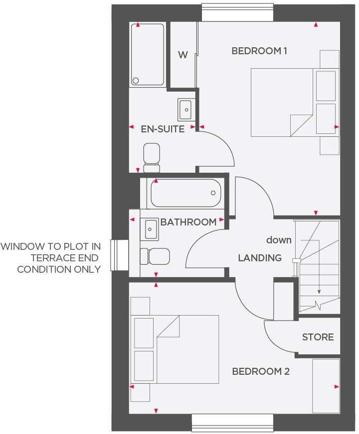 Brook close,
Chippenham, 
Wiltshire,
SN15 floorplan