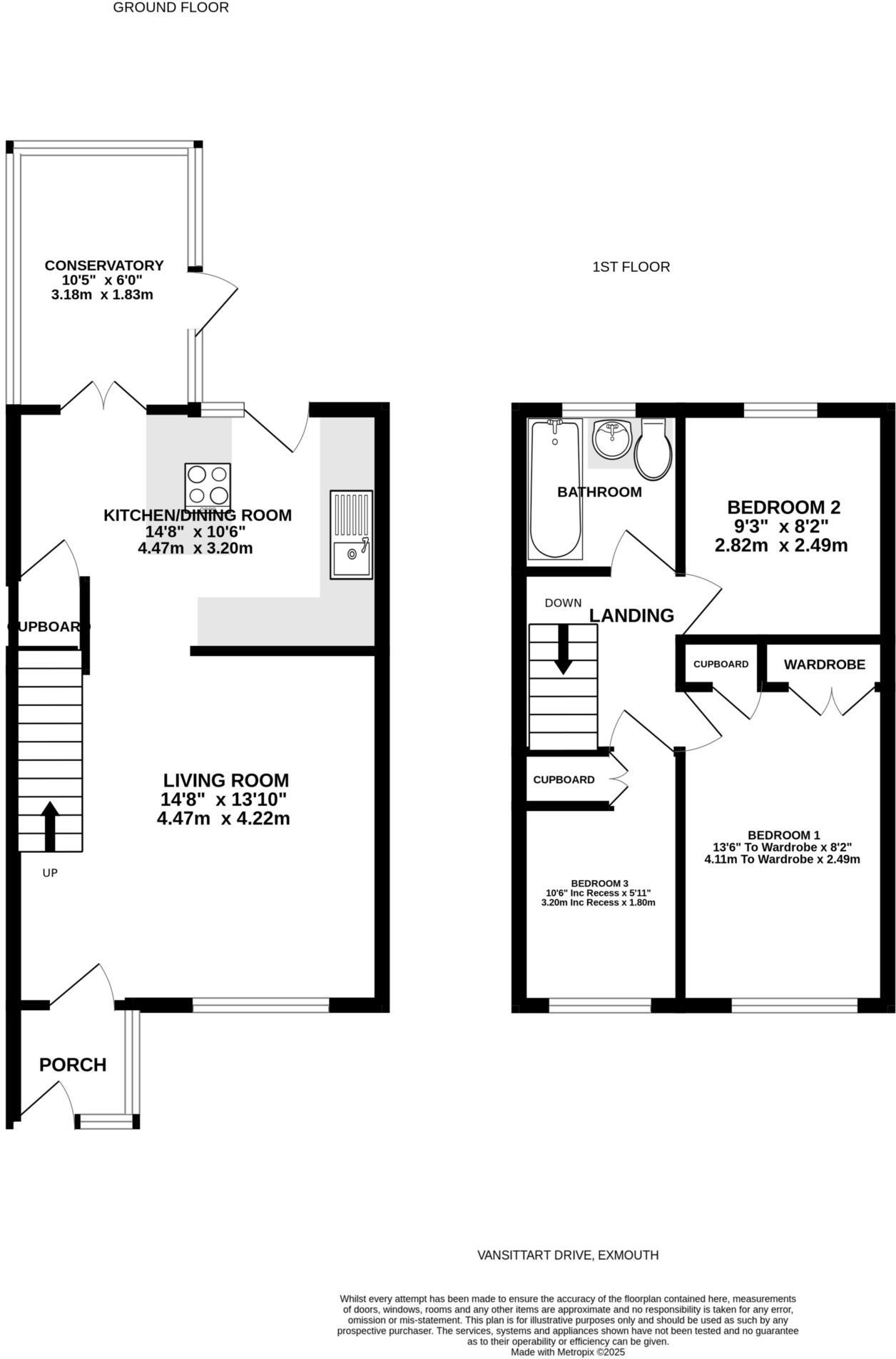 Vansittart Drive, Exmouth floorplan