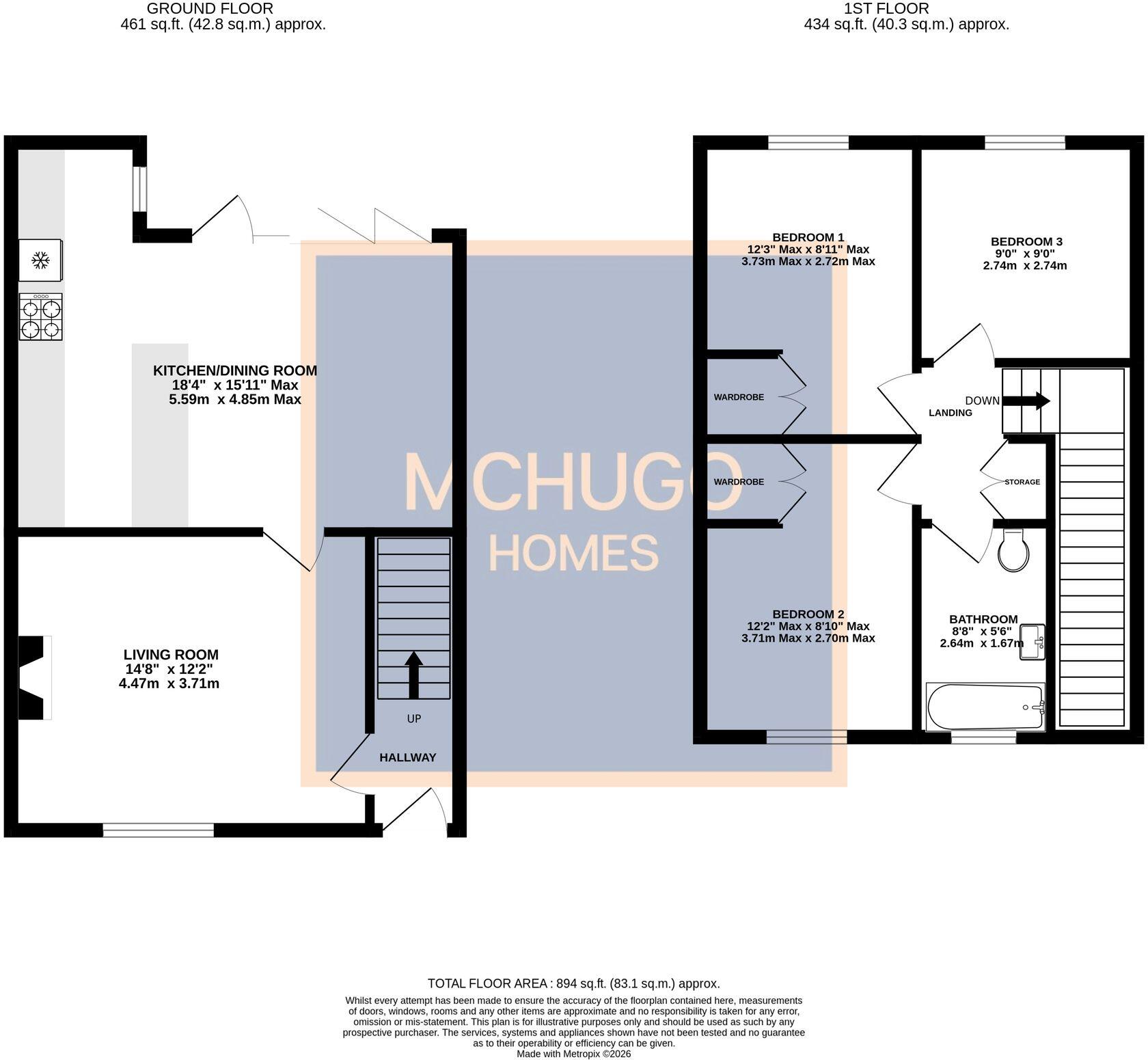 High Brow, Birmingham, B17 floorplan