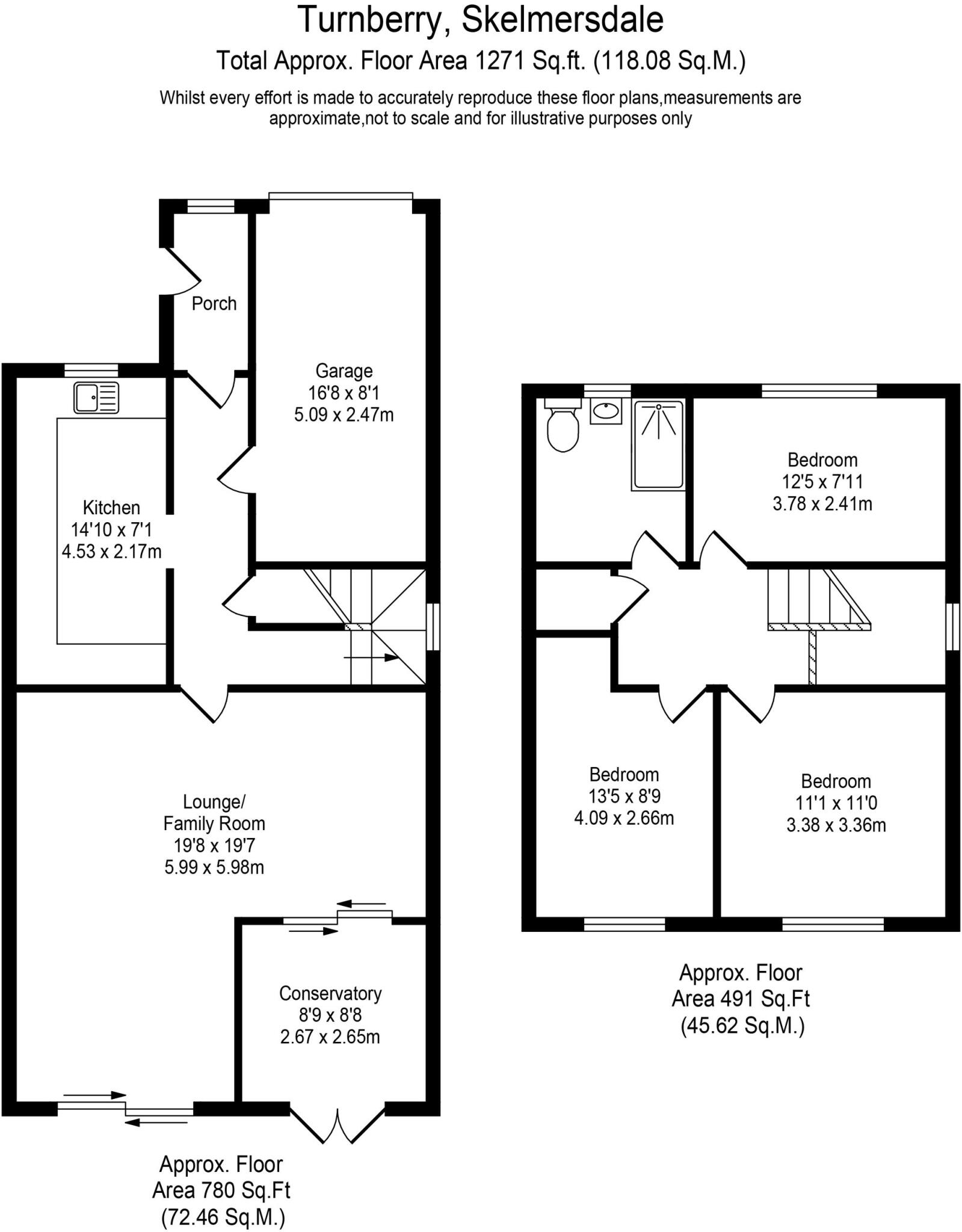 110 Turnberry, Skelmersdale, WN8 floorplan