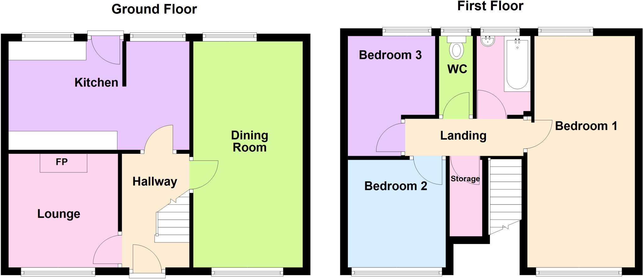 Westdale Lane, Carlton floorplan