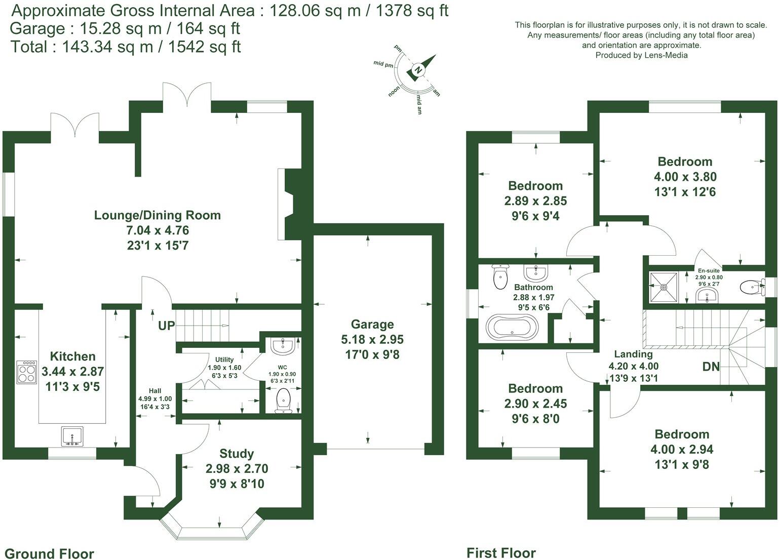 The Rowans, Greenhalgh, Preston, Lancashire floorplan