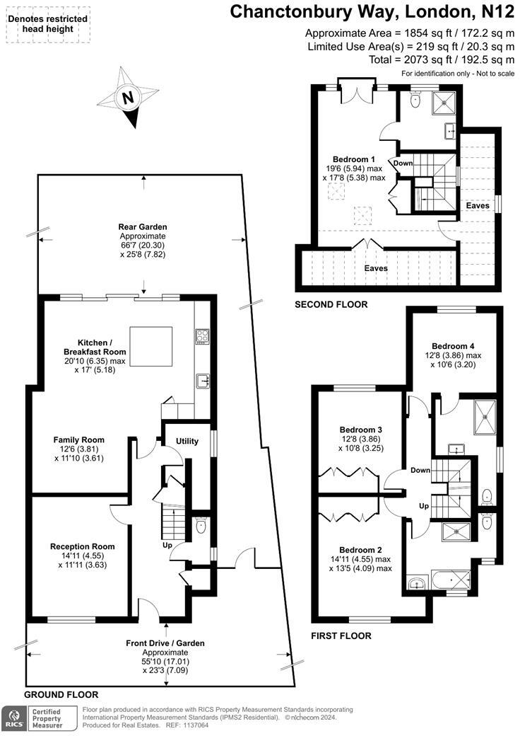 Chanctonbury Way, Woodside Park floorplan