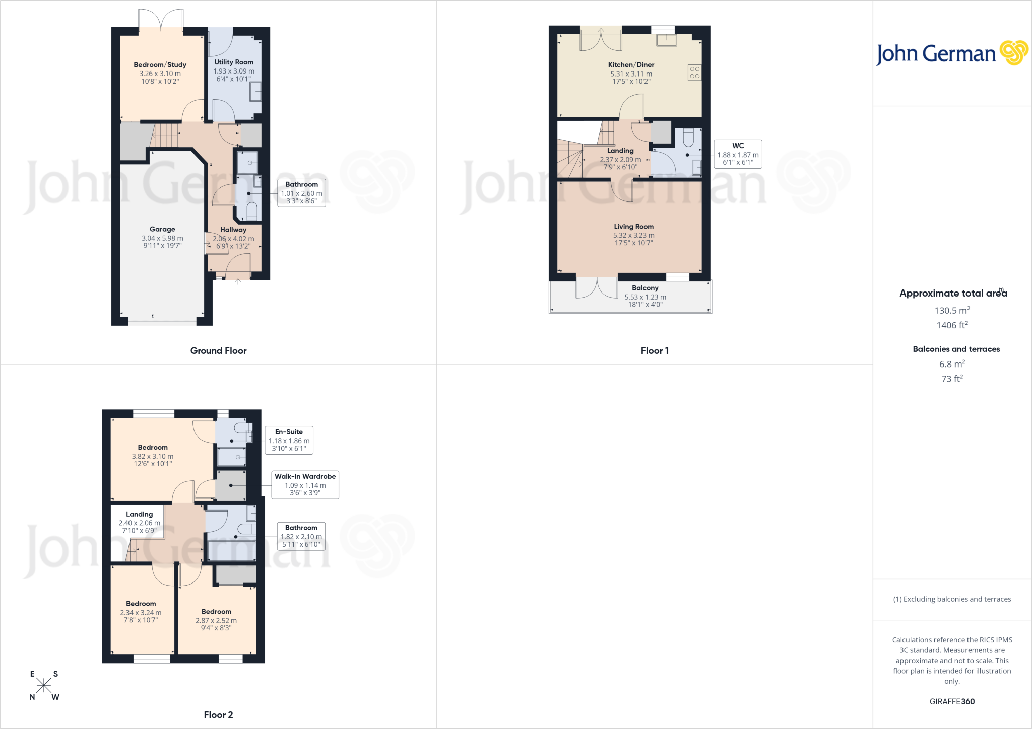 Rowan Drive, Branston floorplan