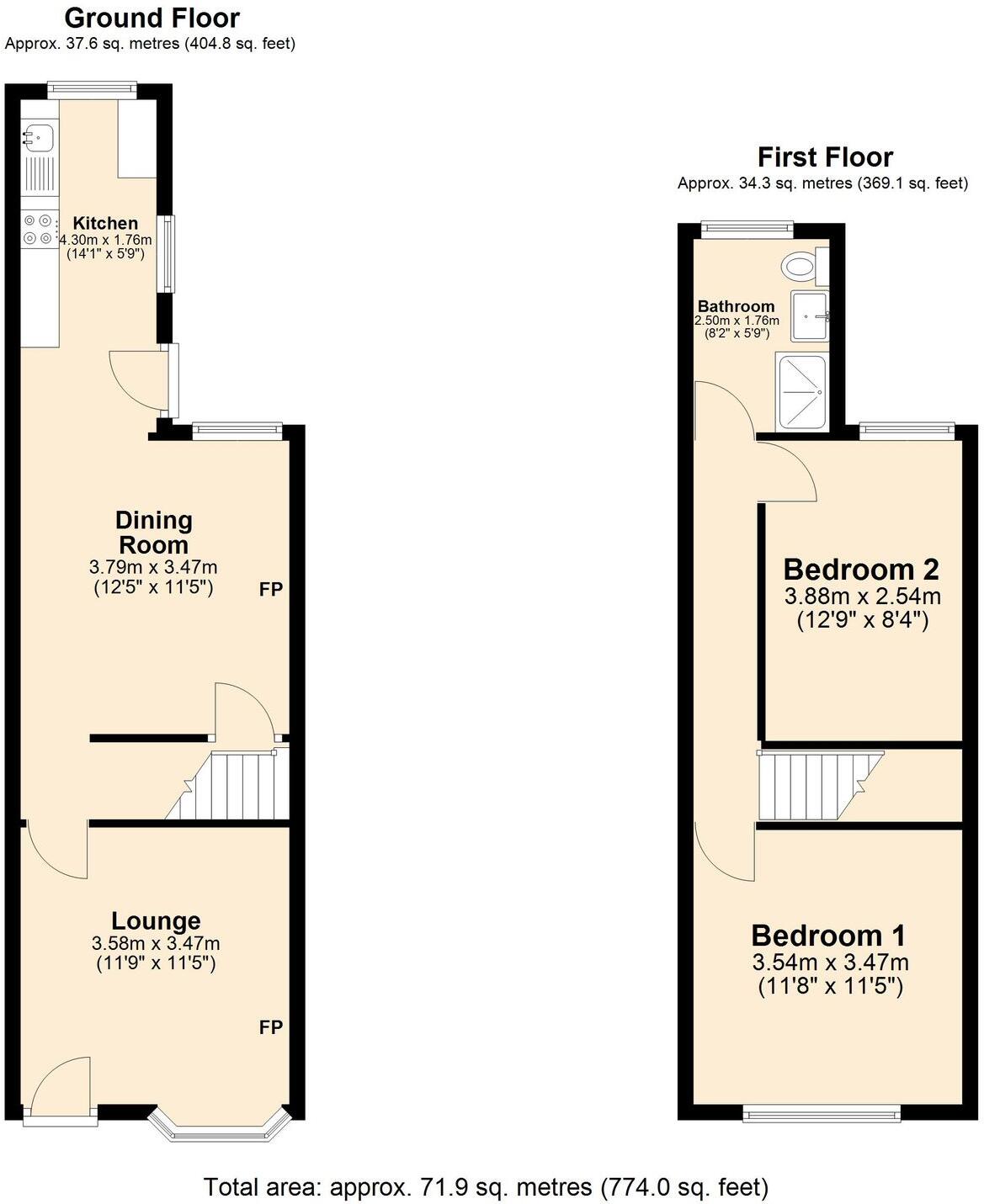 West Leake Road, East Leake, LE12 floorplan