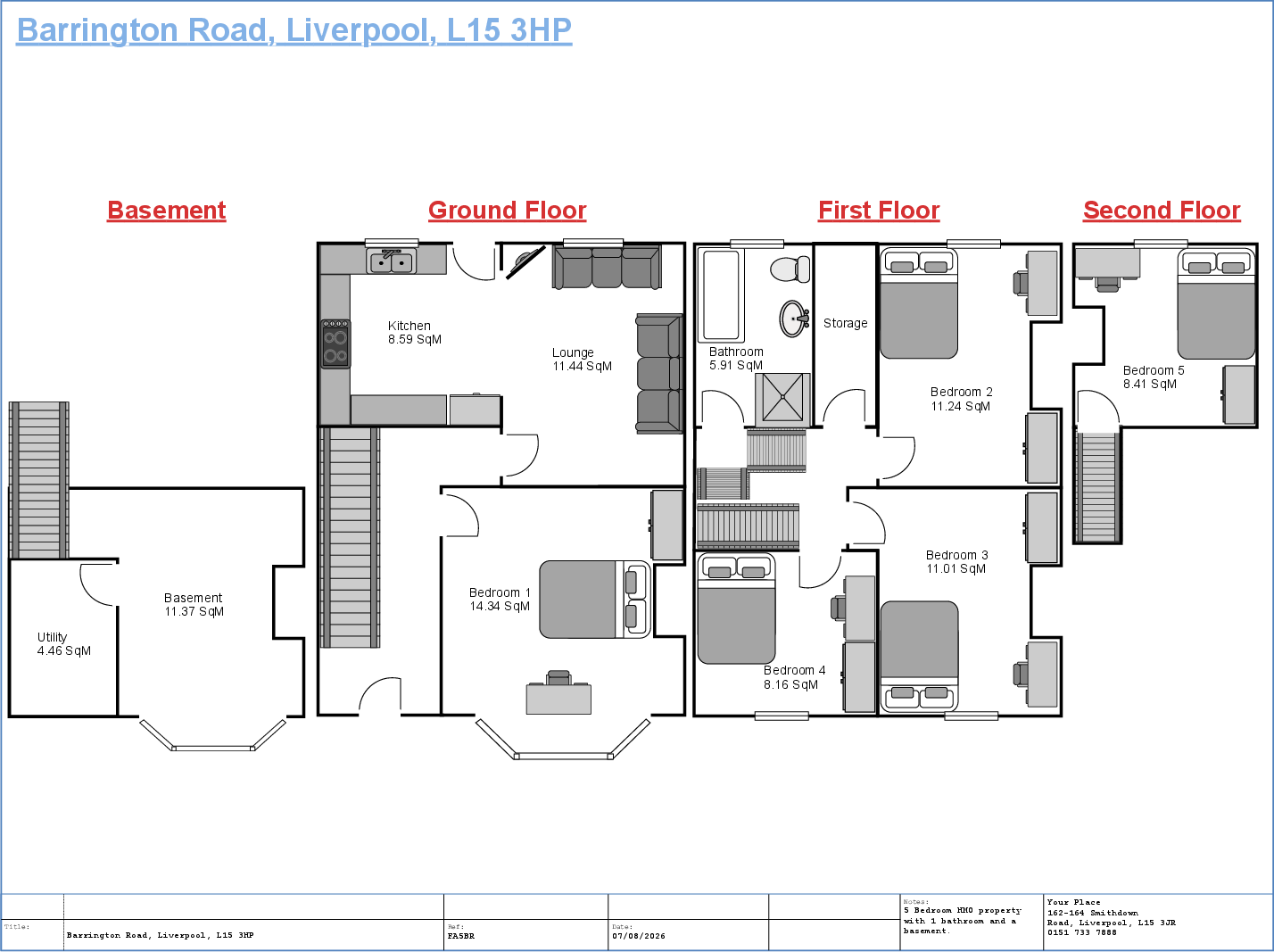 Barrington Road, Liverpool floorplan