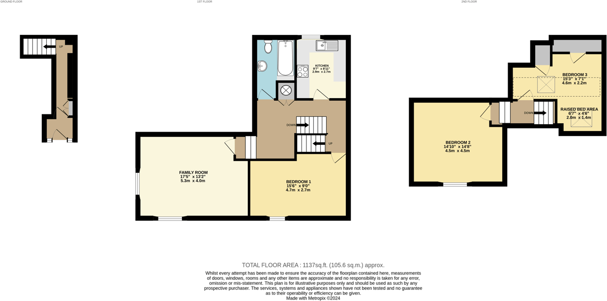 Cross Street, Windermere, LA23 floorplan