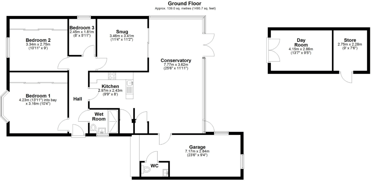 Mill Lane, Felixstowe, IP11 floorplan