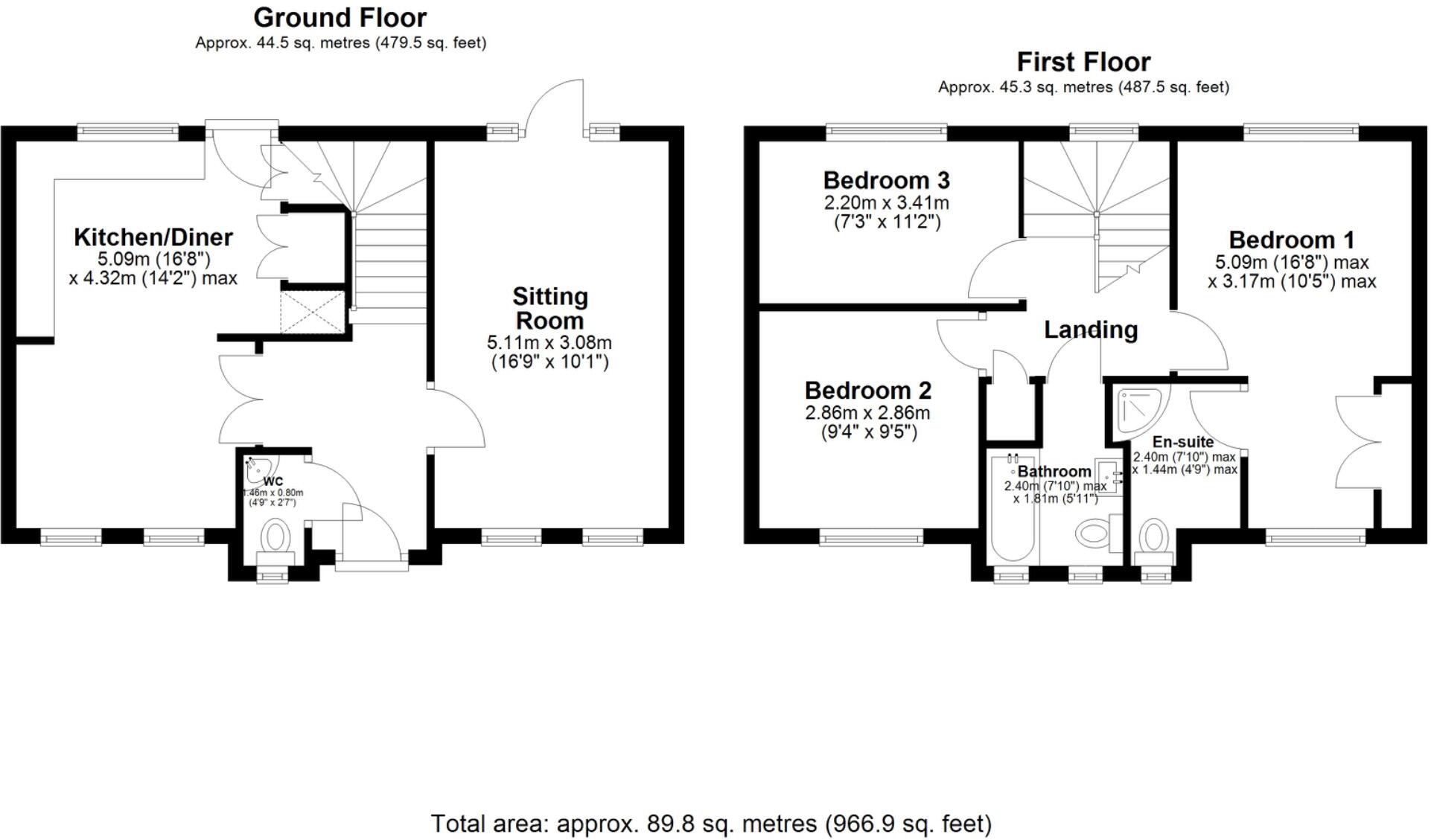Spacious Detached Home On Machin Grove, Gateford floorplan