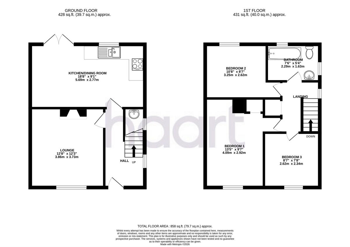 Kingswood Avenue, Swanley floorplan