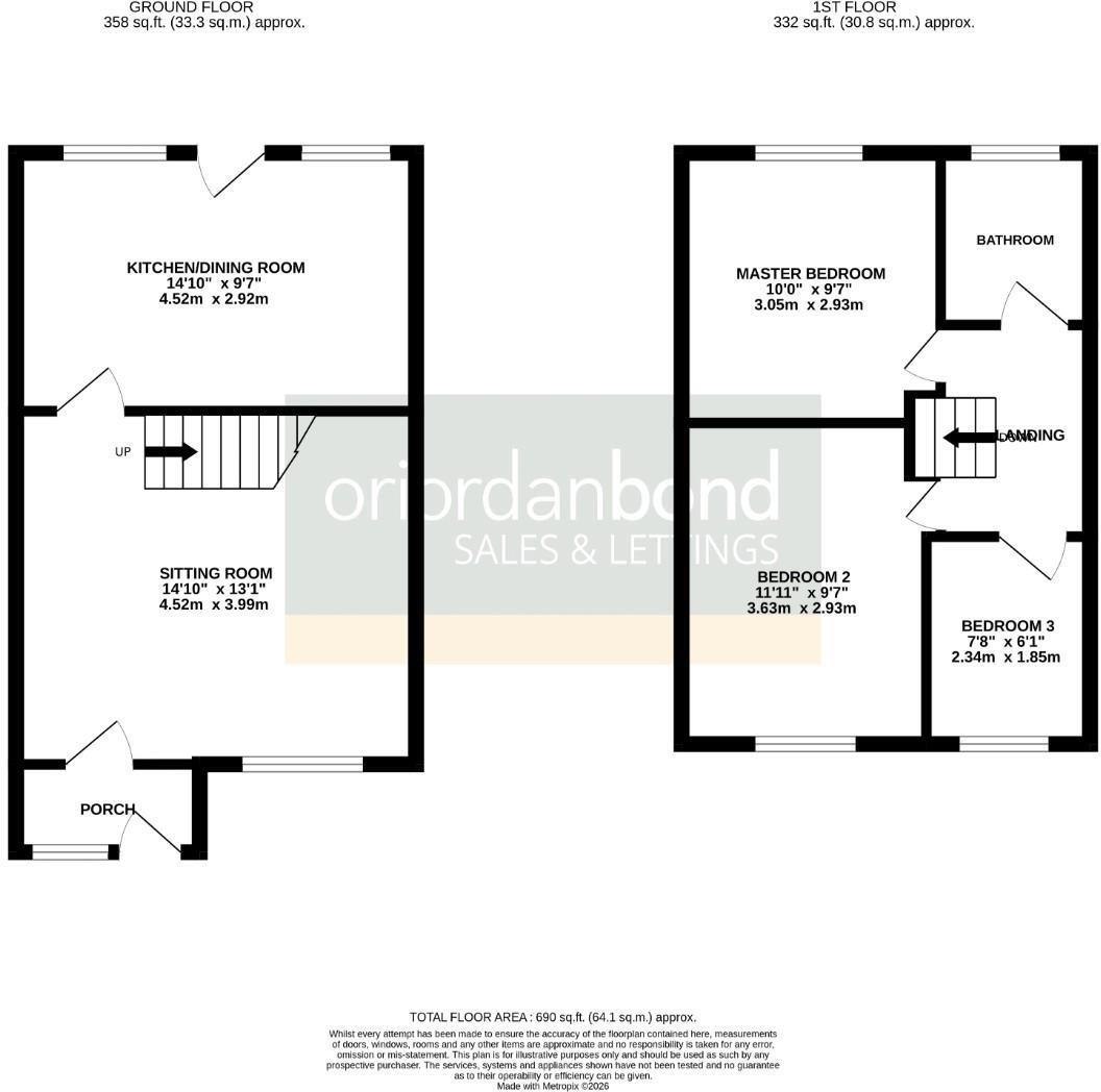 Annesley Close, Abington Vale, Northampton NN3 floorplan