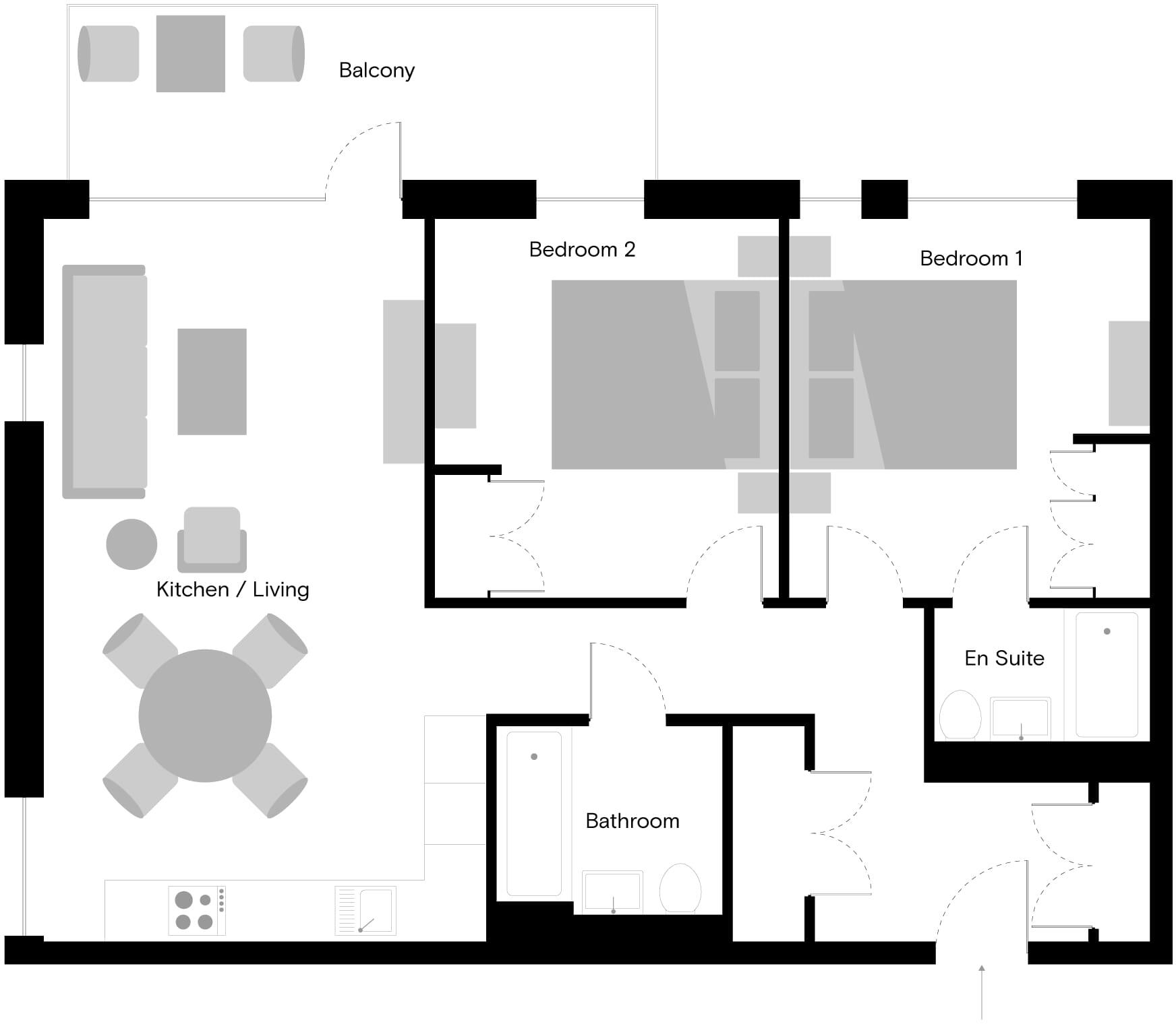 Gessner Apartments, Watermead Way, Tottenham Hale, N17 9RF floorplan