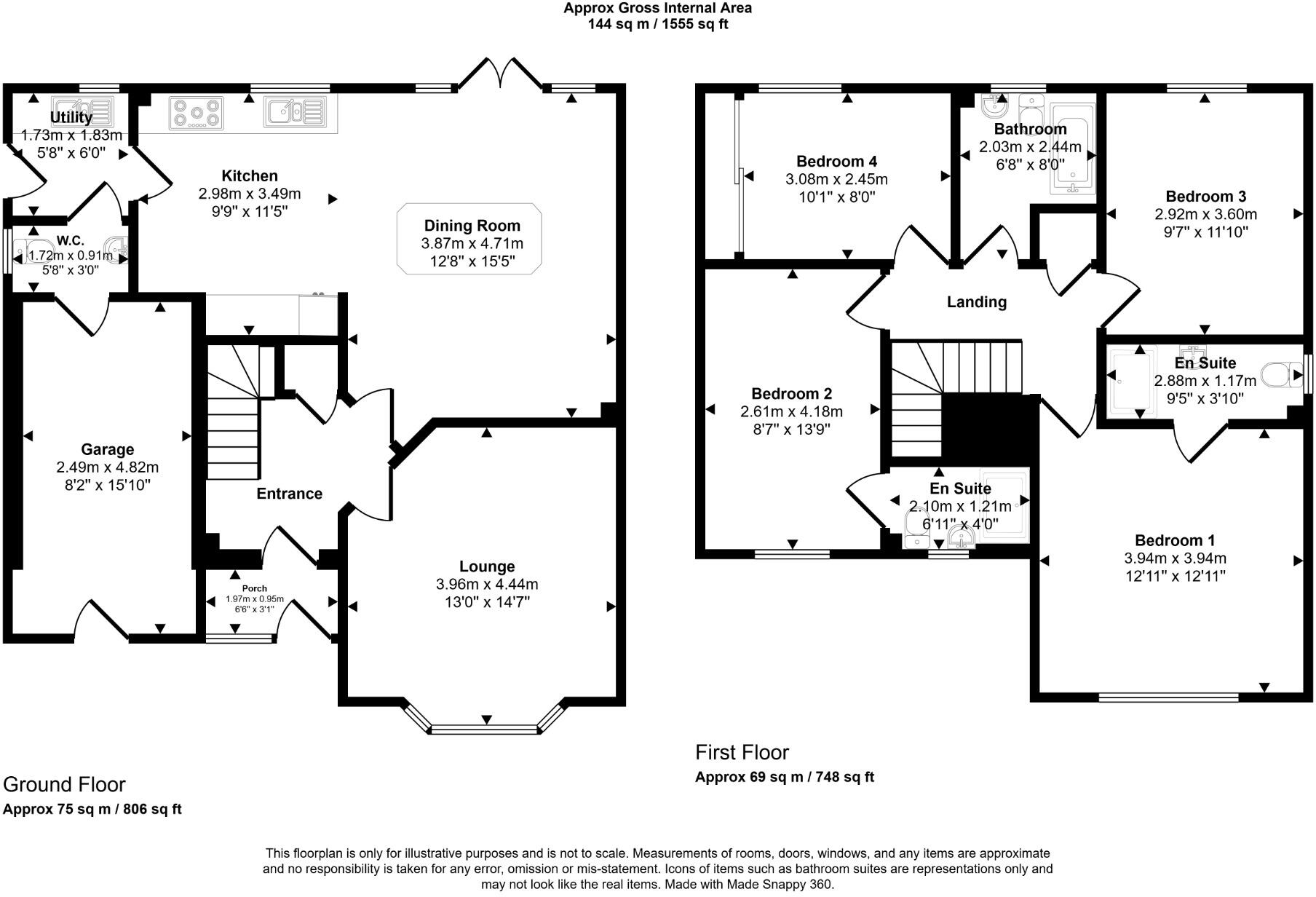 6, Cae Eithin, Abergele, LL22 8FN floorplan