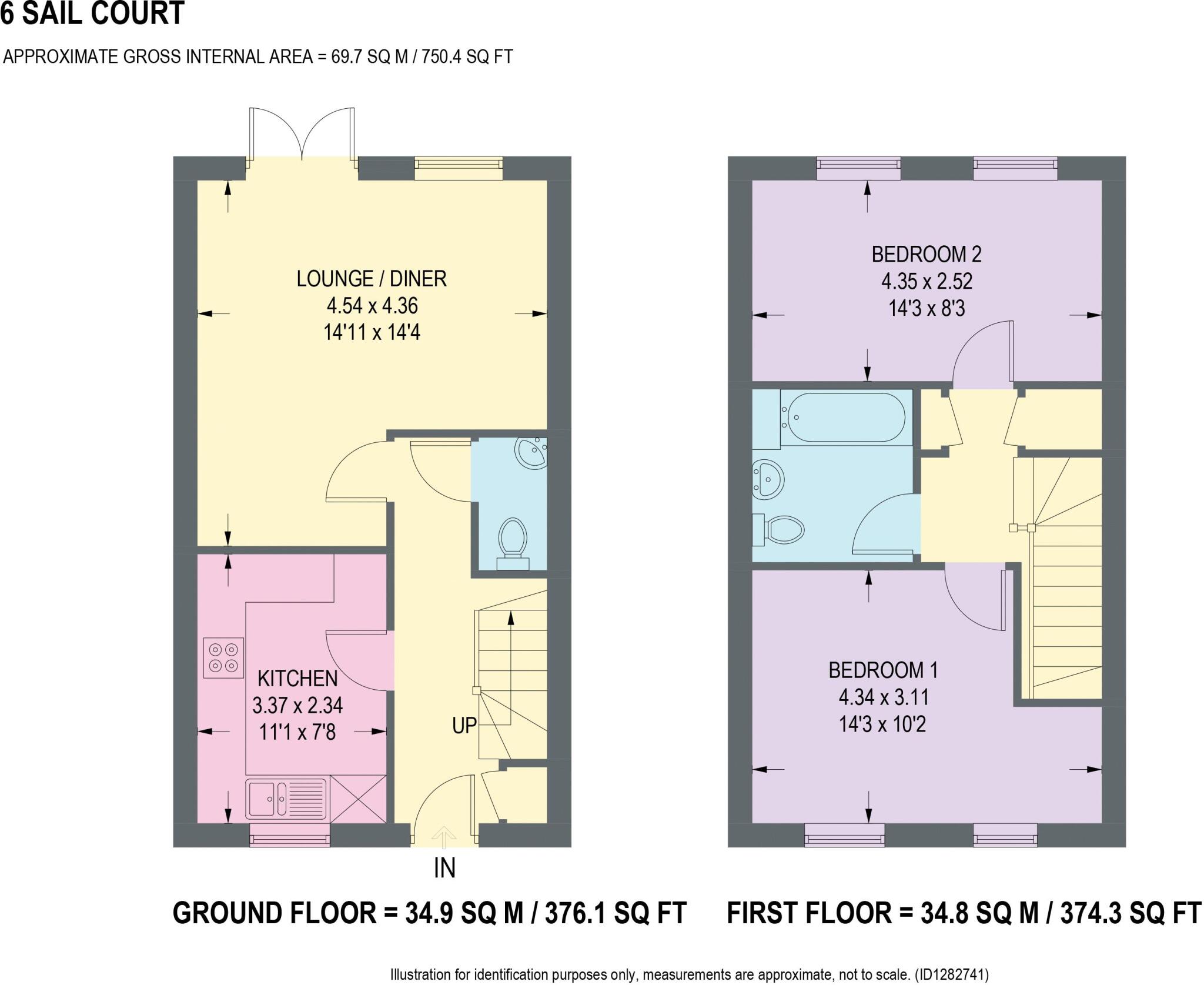 Sail Court, Unstone, Chesterfield floorplan