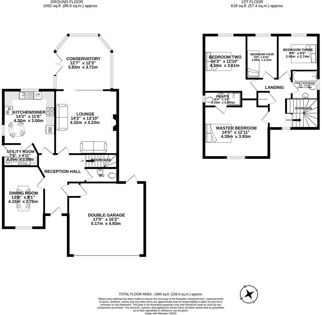 Dunham Drive, Whittle-Le-Woods, Chorley floorplan