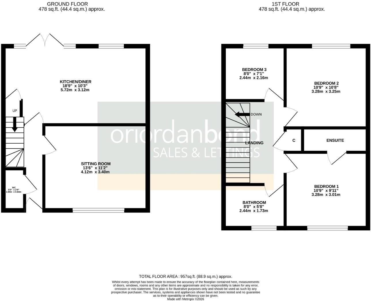 Somerset Drive, Duston, Northampton NN5 floorplan
