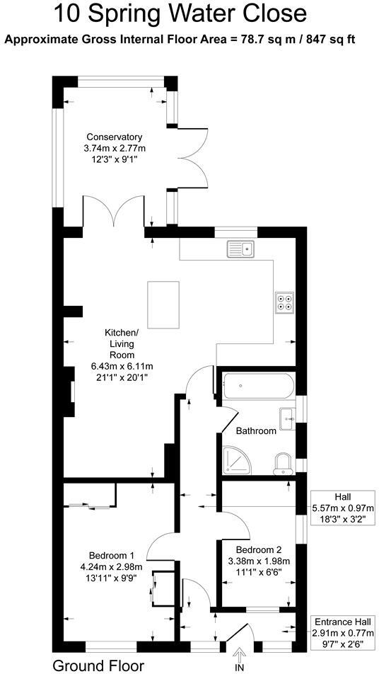 Springwater Close, Leigh-On-Sea floorplan