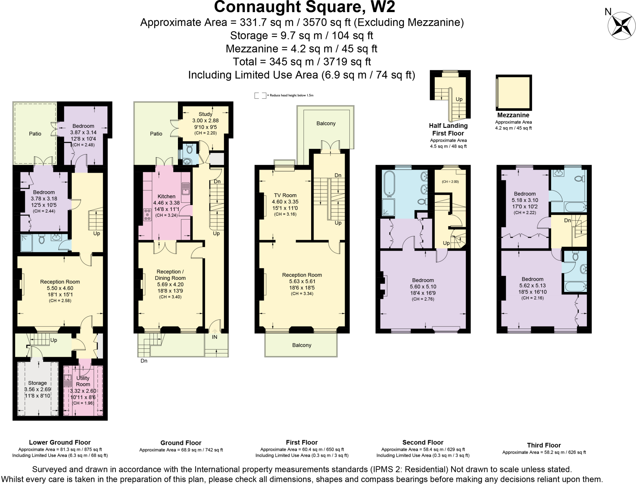 Connaught Square, Hyde Park, London, W2. floorplan