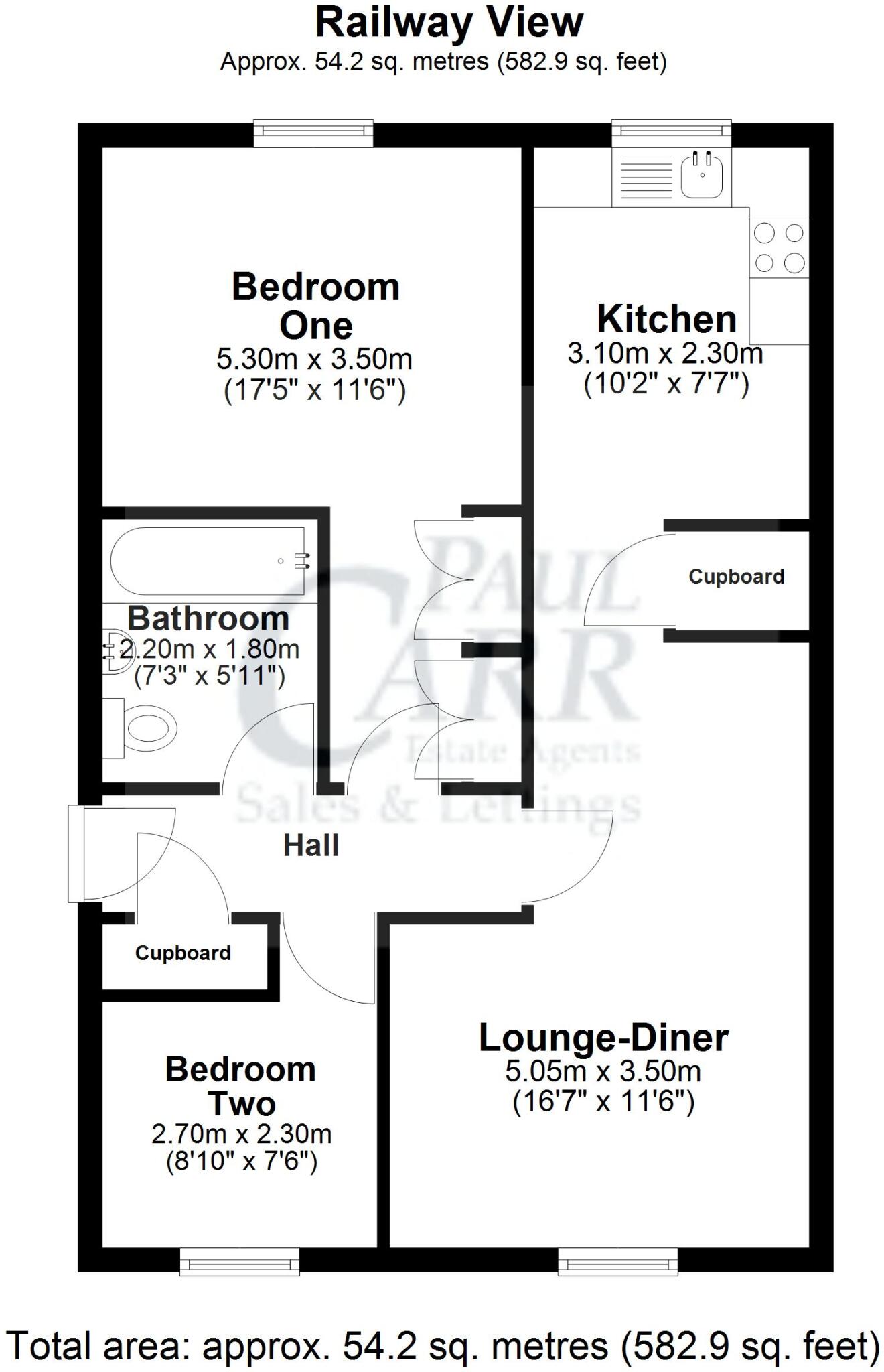 Railway View, Hednesford floorplan