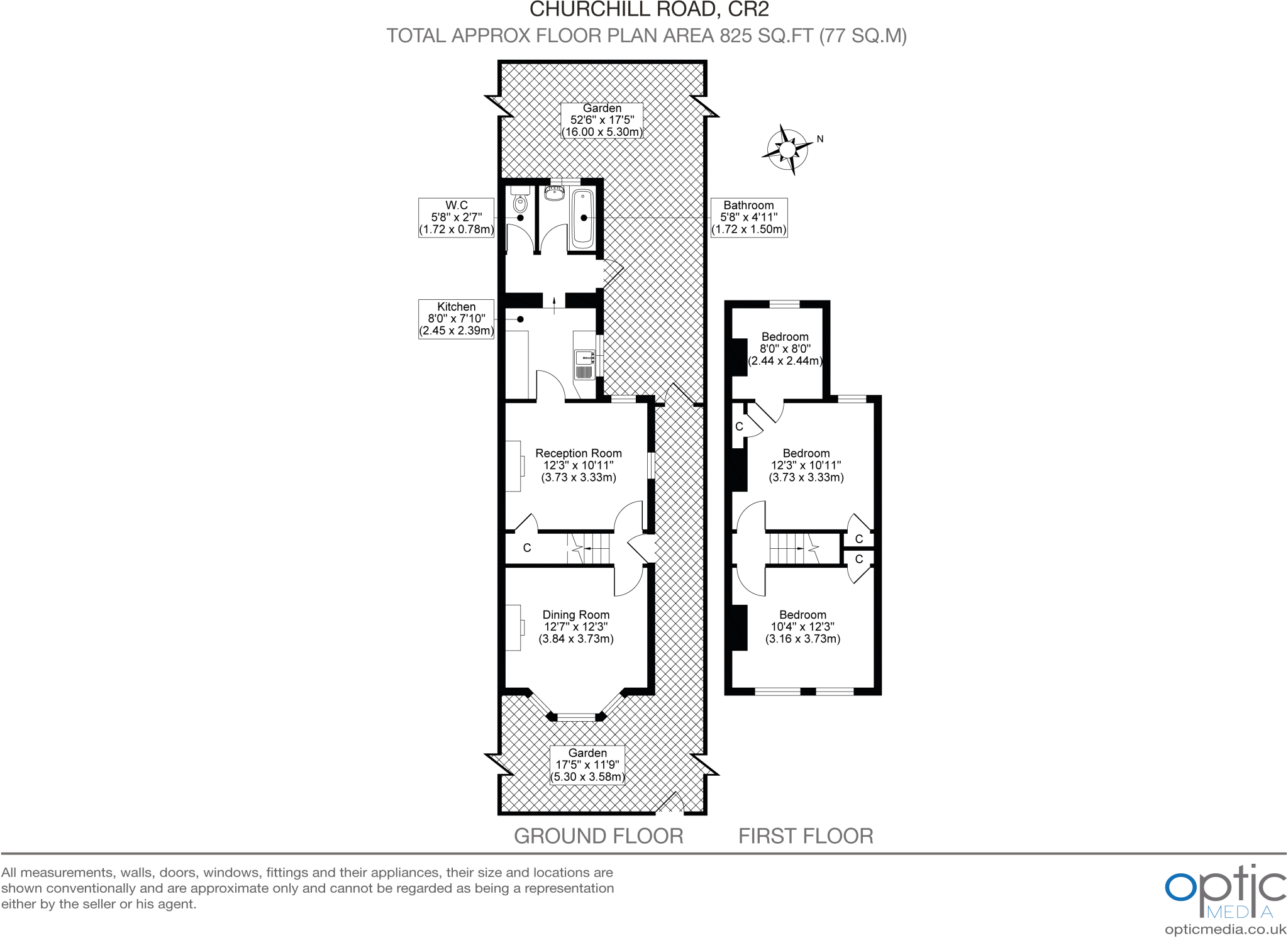 Churchill Road, South Croydon  floorplan