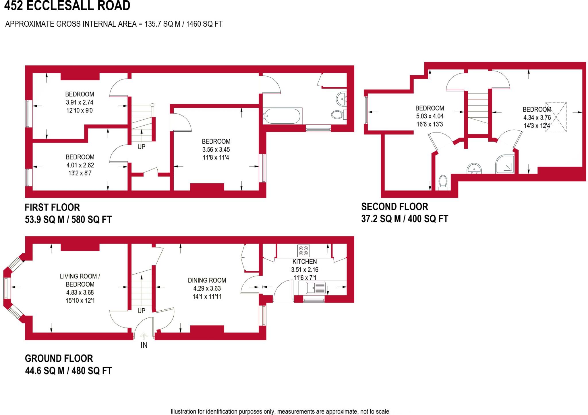 452 Ecclesall Road, Ecclesall floorplan