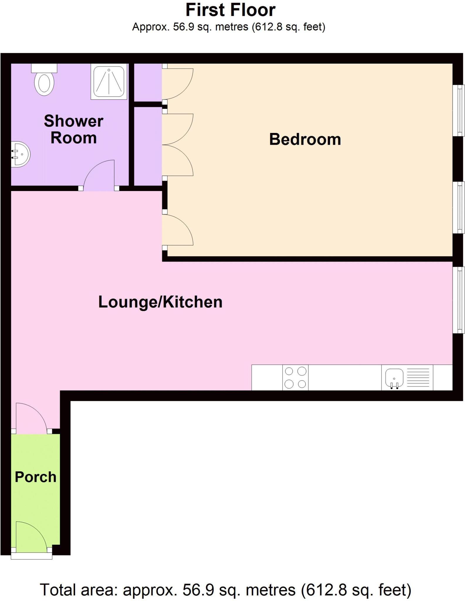 Wells Road, Bath floorplan