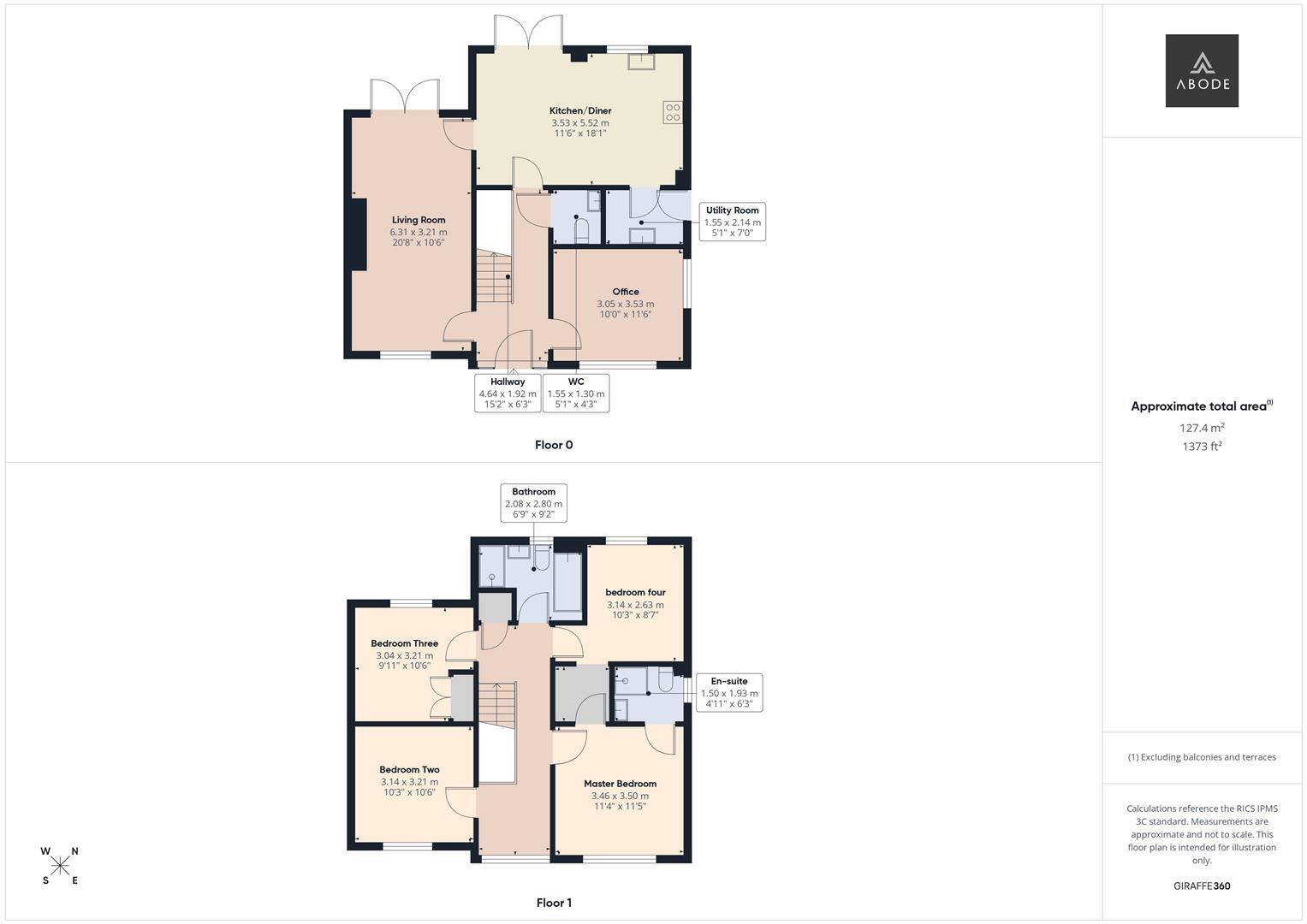 Rowan Drive, Branston floorplan