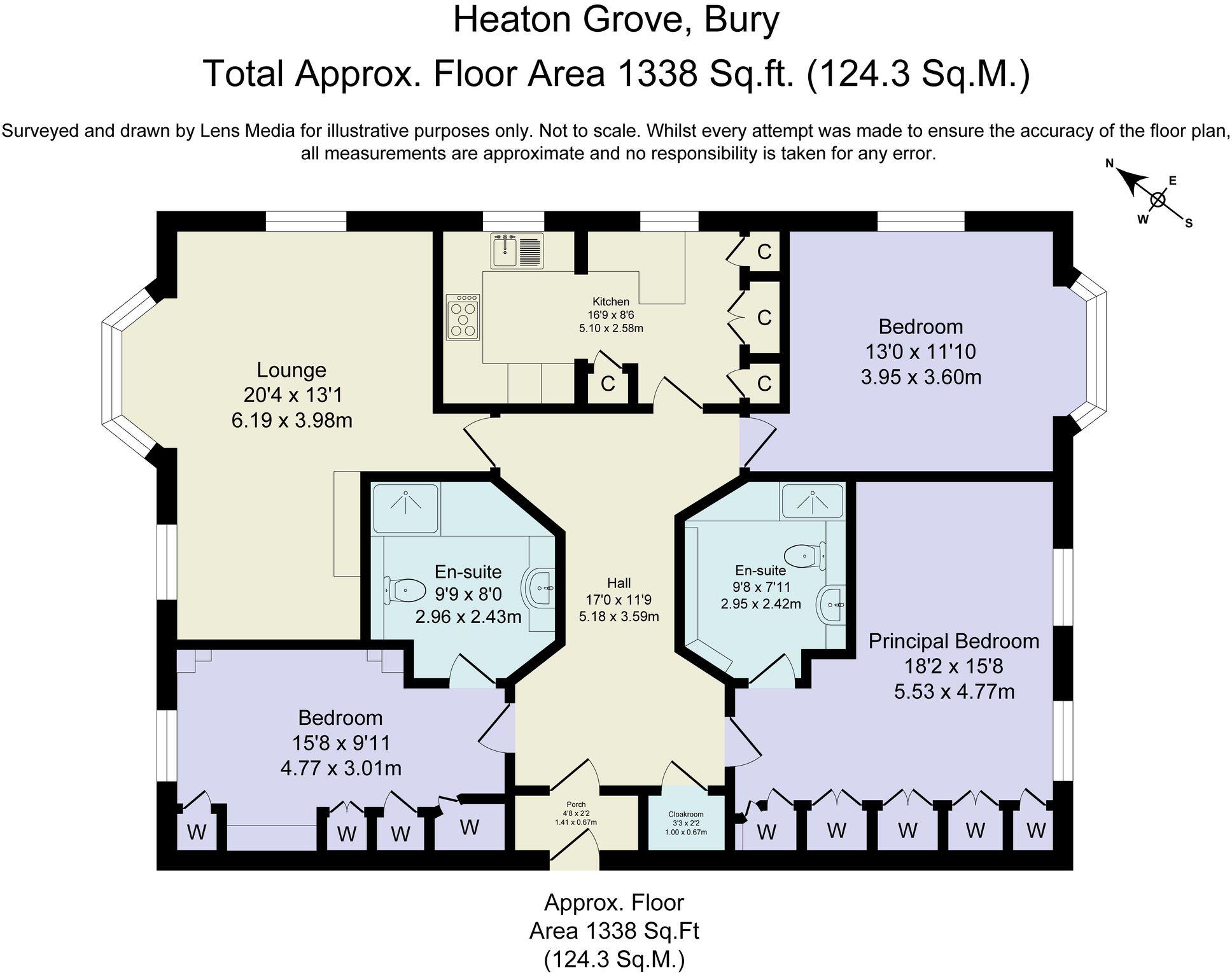 Apartment 6, Heaton Grove floorplan