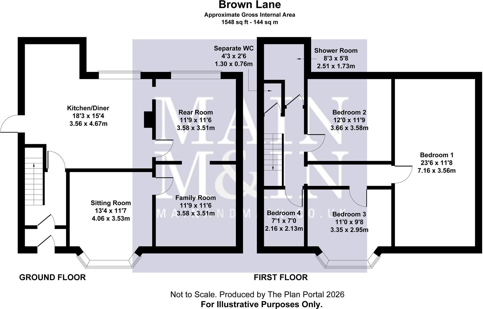 Brown Lane, Heald Green, Cheadle floorplan