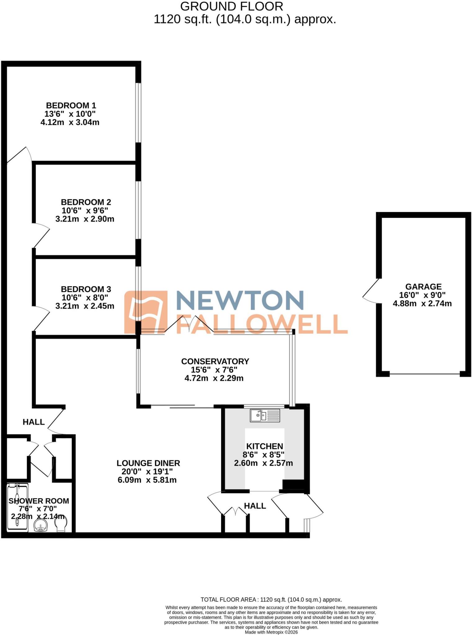 Finchfield, Peterborough, PE1 floorplan