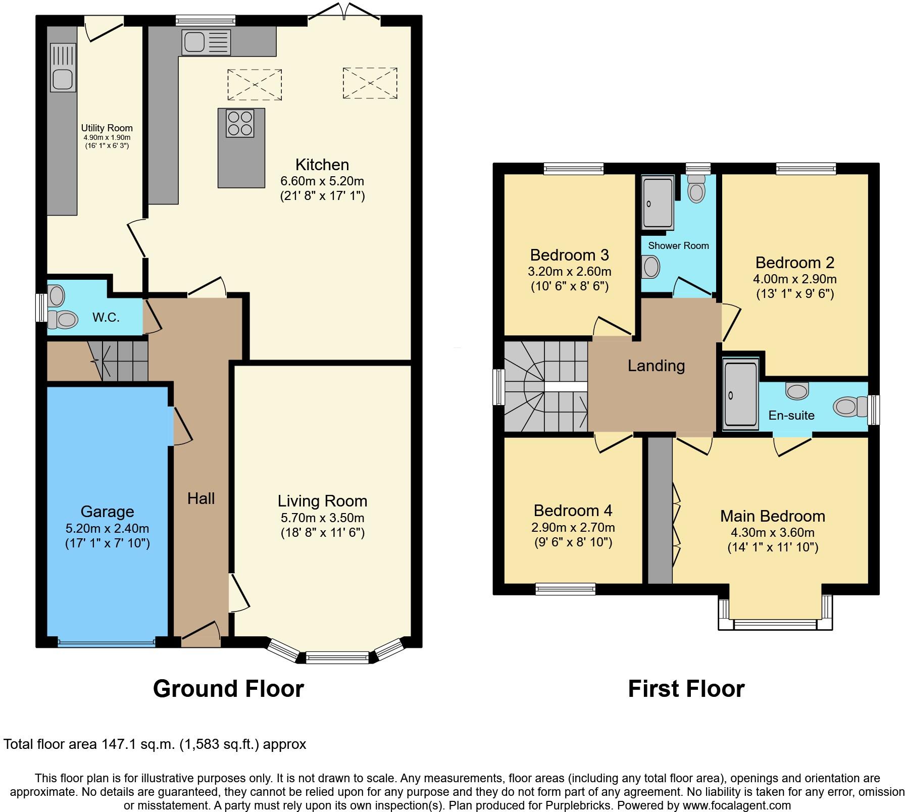 Whisperwood Road, Outwood, Wakefield, WF1 floorplan