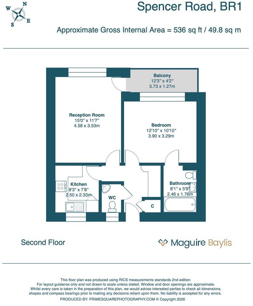 Spencer Road, Bromley, BR1 floorplan