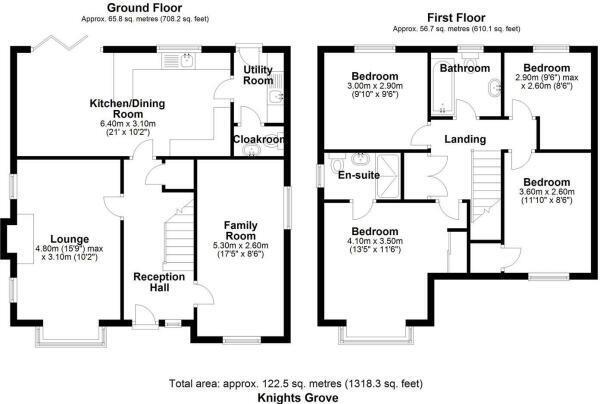 Knights Grove, Knockin floorplan