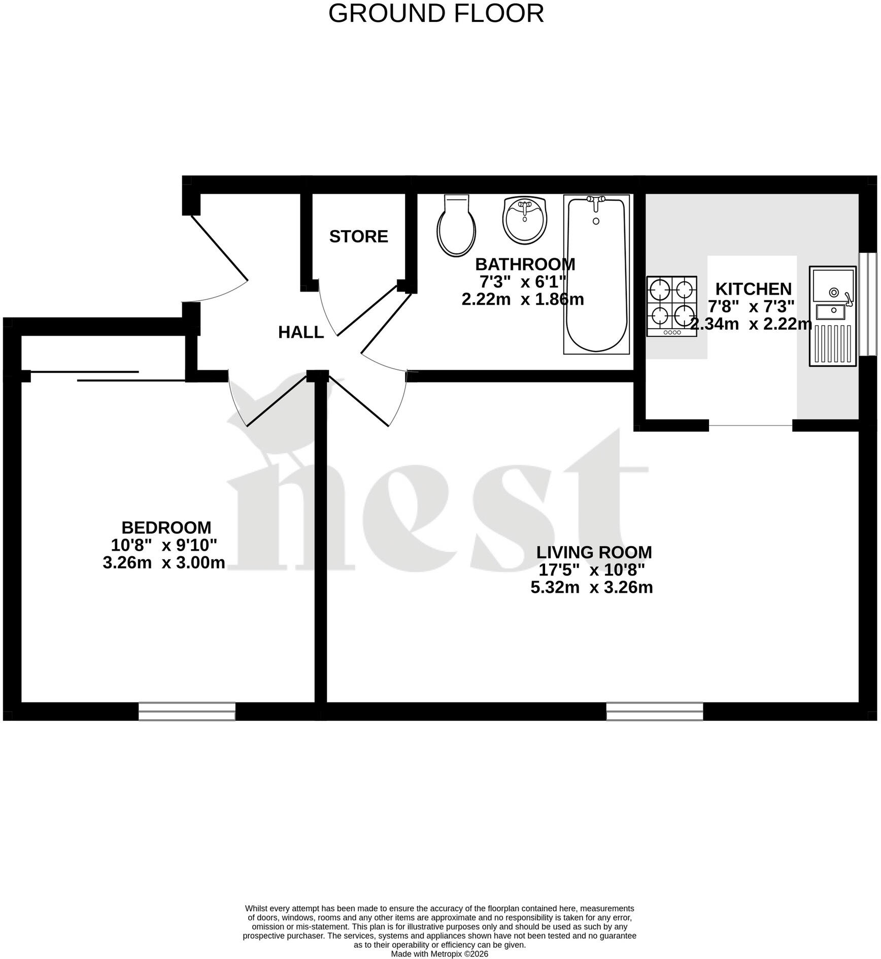 Riverside Close, Bridgwater, Somerset floorplan