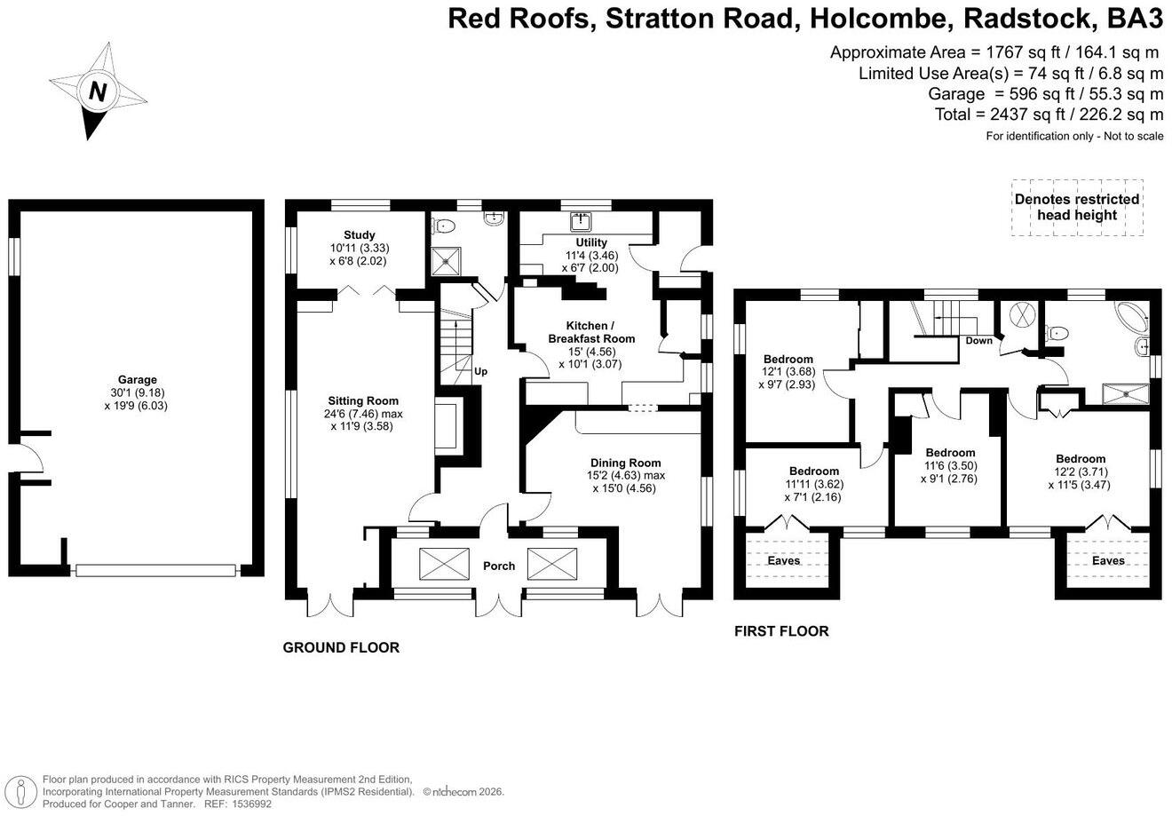 Stratton Road, Holcombe, Radstock, BA3 floorplan