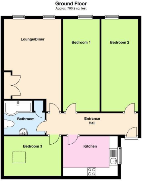 Old Ashby Road, Loughborough floorplan