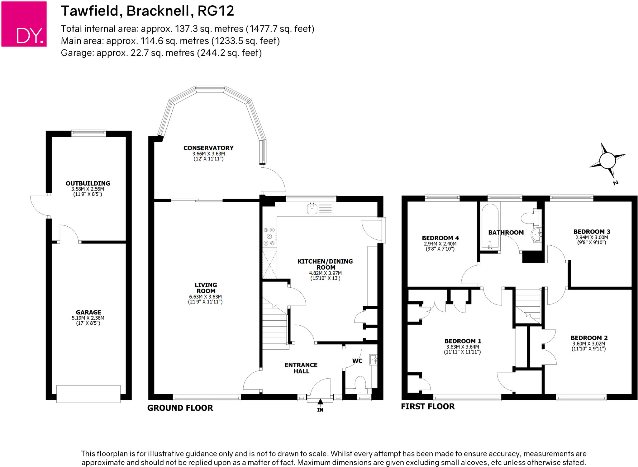 Tawfield, Bracknell, Berkshire, RG12 floorplan